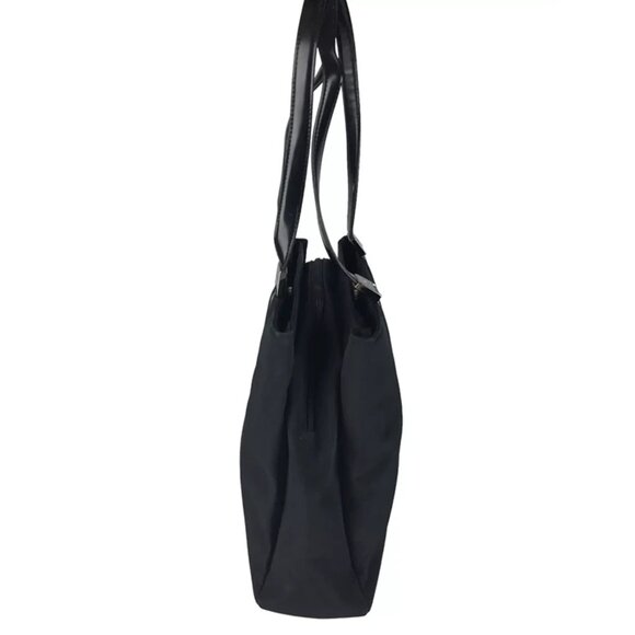 DKNY CITY Womens Black Inner Pocket Double Handle Classic Tote Handbag‎ - Picture 4 of 10